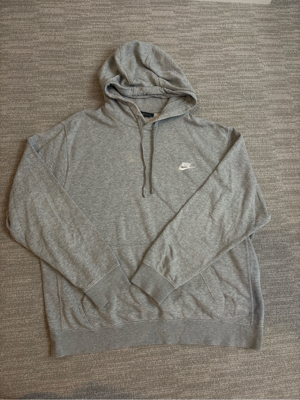 Mens Nike Gray Hoodie